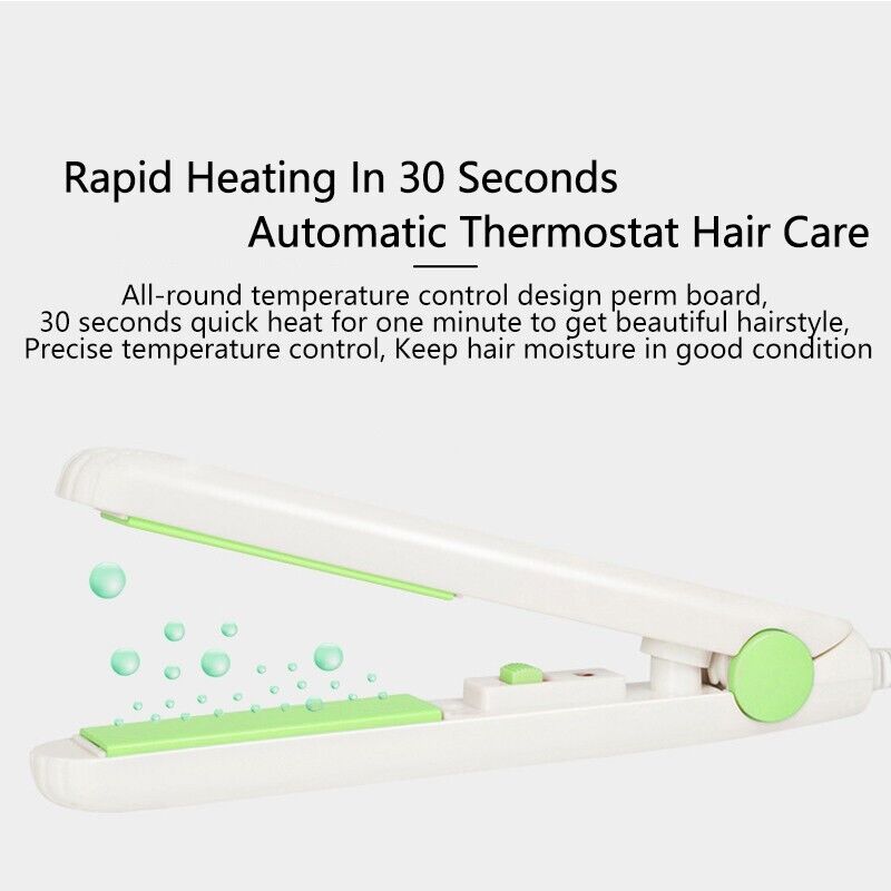 Mini Portable Hair Iron Hair Straightener Curler Professional Hair
