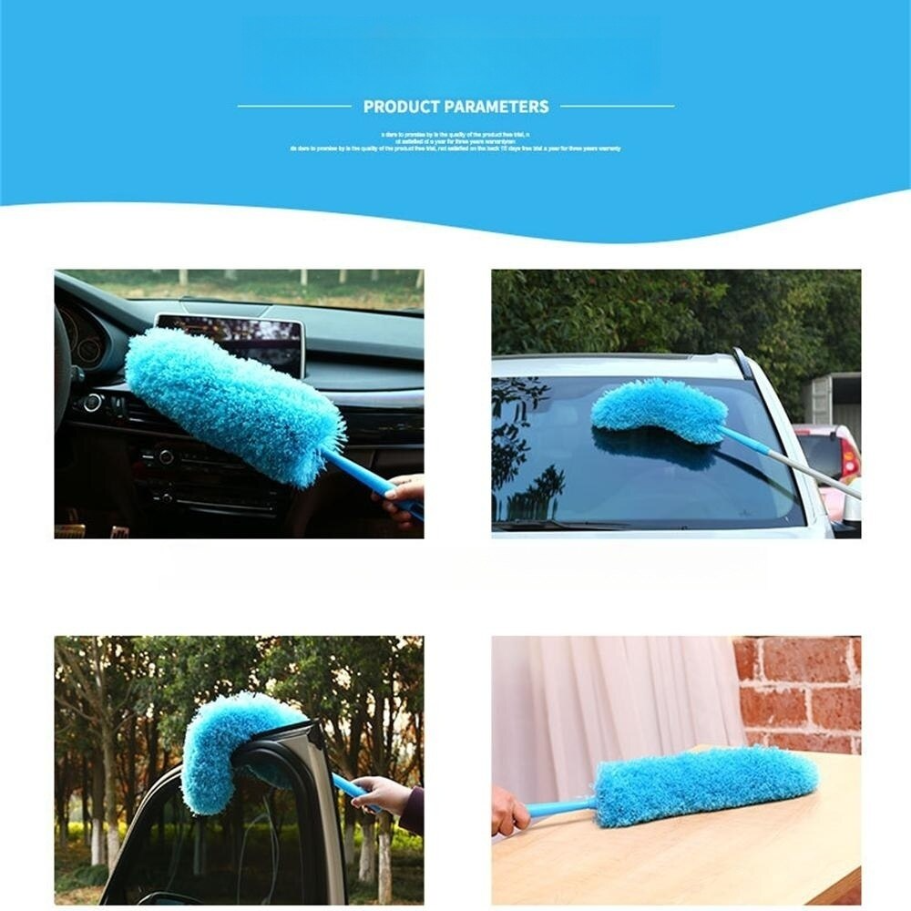 Microfiber Duster Cleaning Brush Dust Cleaner Bendable Handle Soft