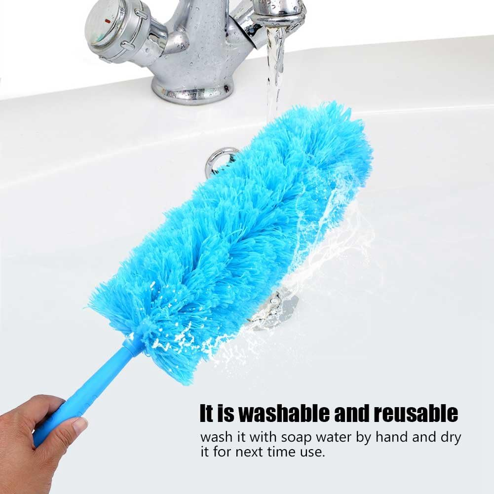 Microfiber Duster Cleaning Brush Dust Cleaner Bendable Handle Soft