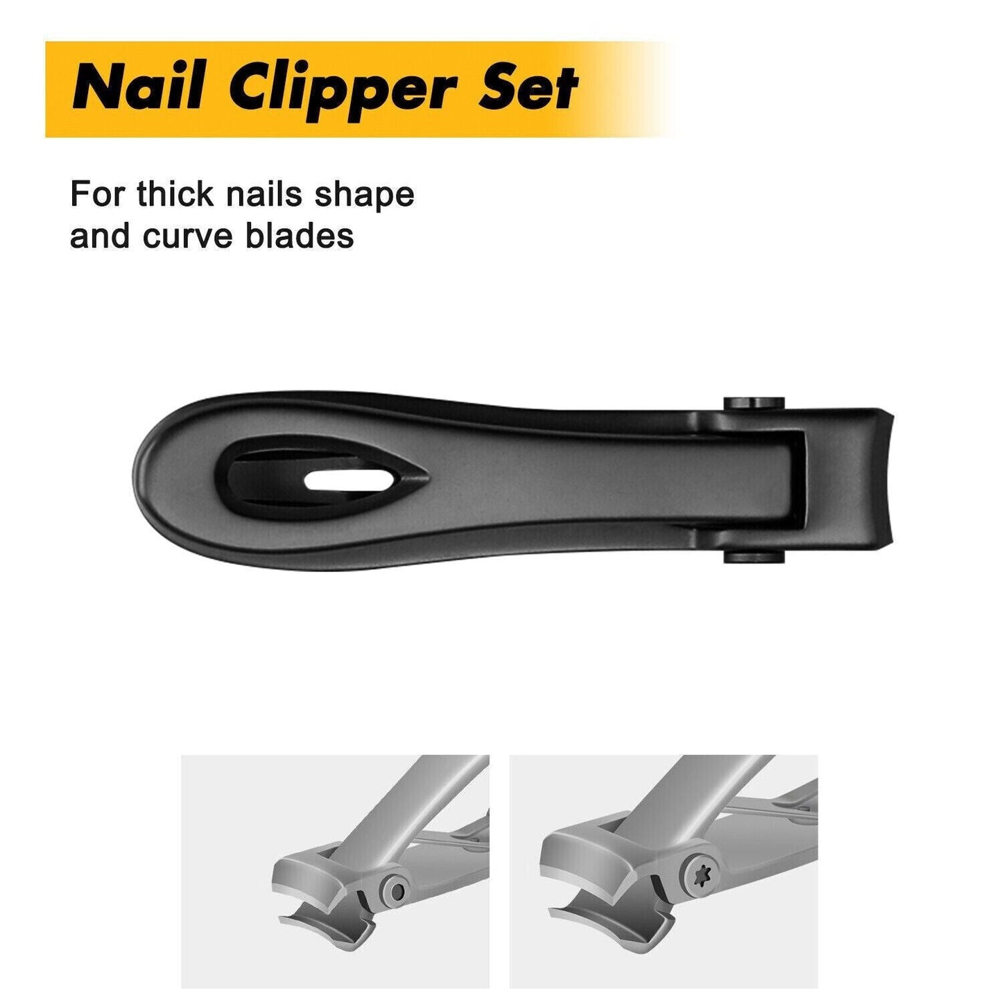 Extra Large Toe Nail Clippers For Thick Hard Nails Cutter Heavy Duty