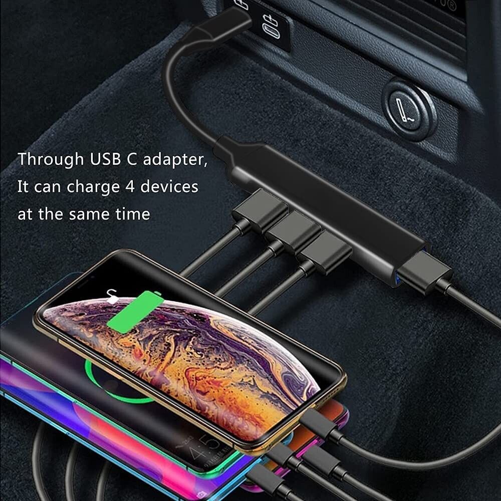USB-C Type C to USB 3.0 4 Port Hub Splitter For PC Phone Mac iPad