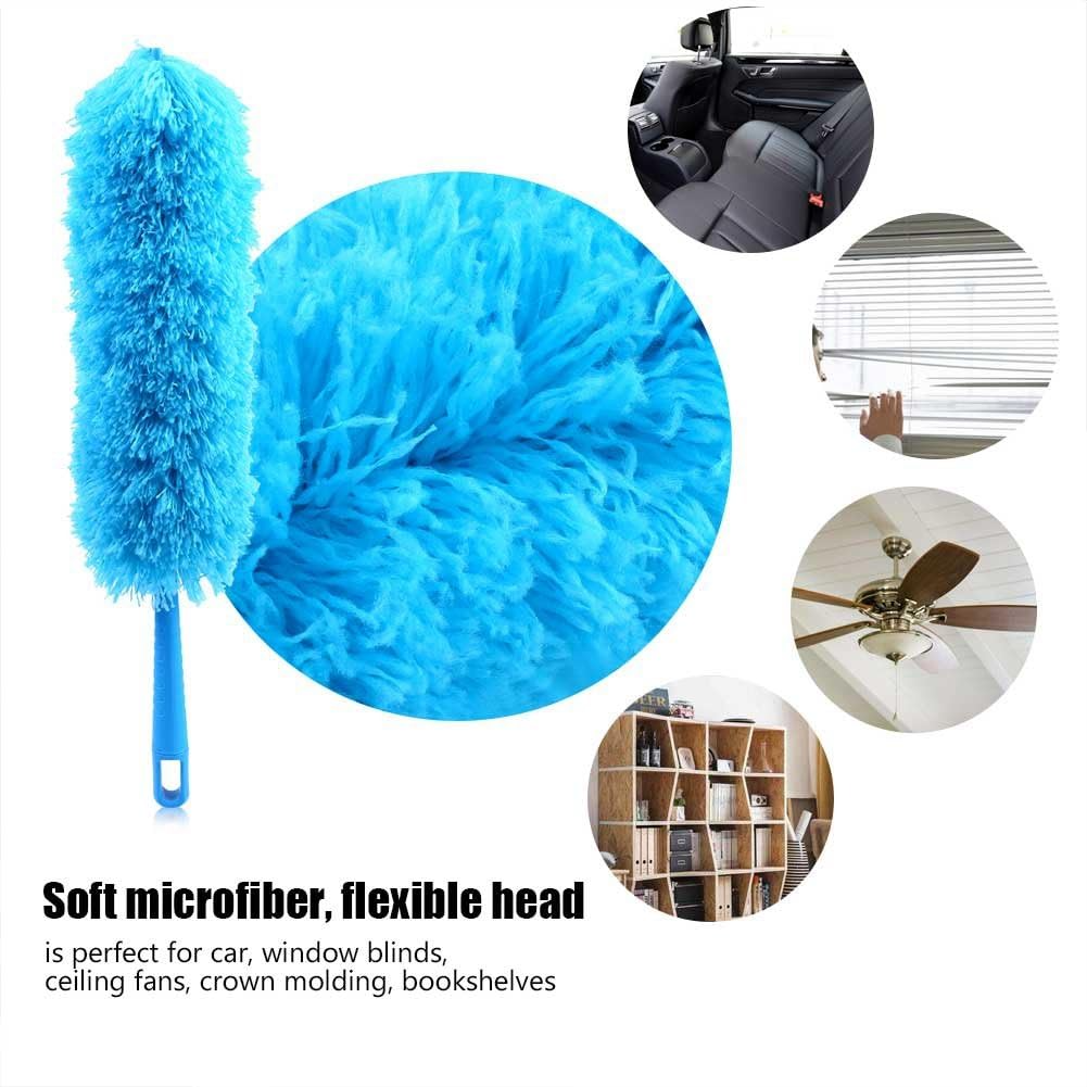 Microfiber Duster Cleaning Brush Dust Cleaner Bendable Handle Soft