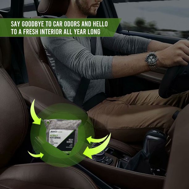 Bamboo Charcoal Air Purifier Bag, Natural Air Freshener Activated