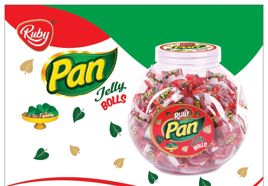 Ruby Pan Jelly Bolls - Pan Flavored Jelly Pack Of 20